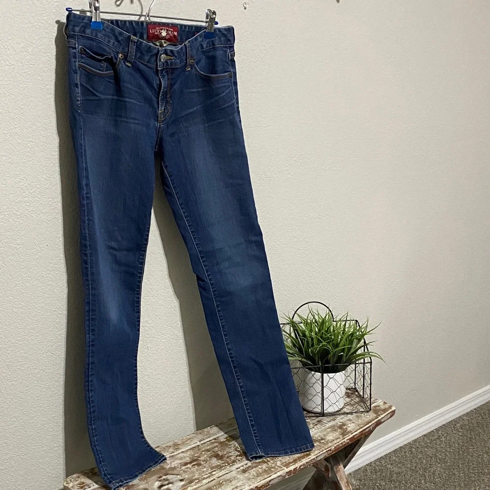 Lucky 🍀 Lola straight jeans sz 6/28 reg. These are super cute🤩 - Picture 3 of 9